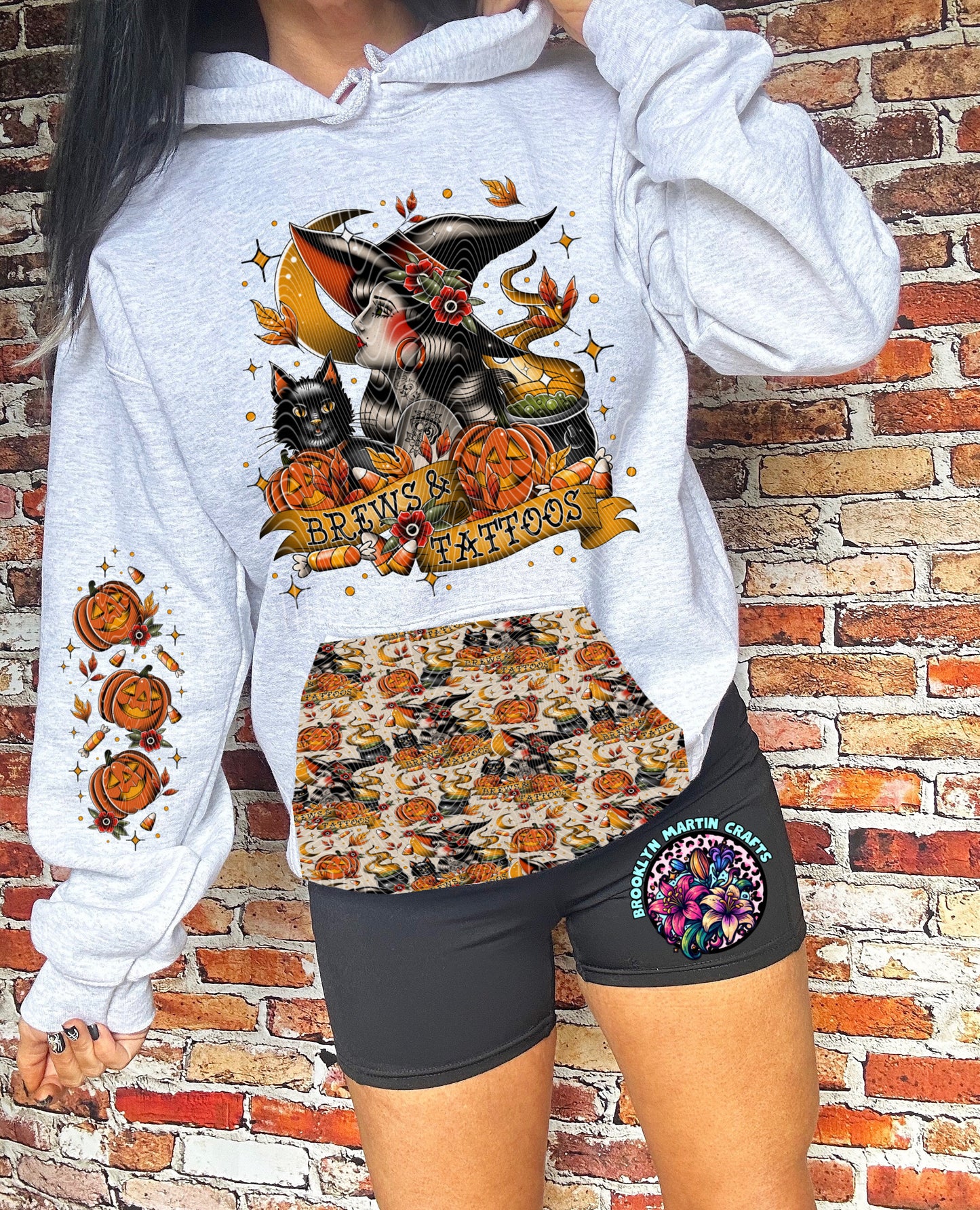 Brews & tattoos HOODIE