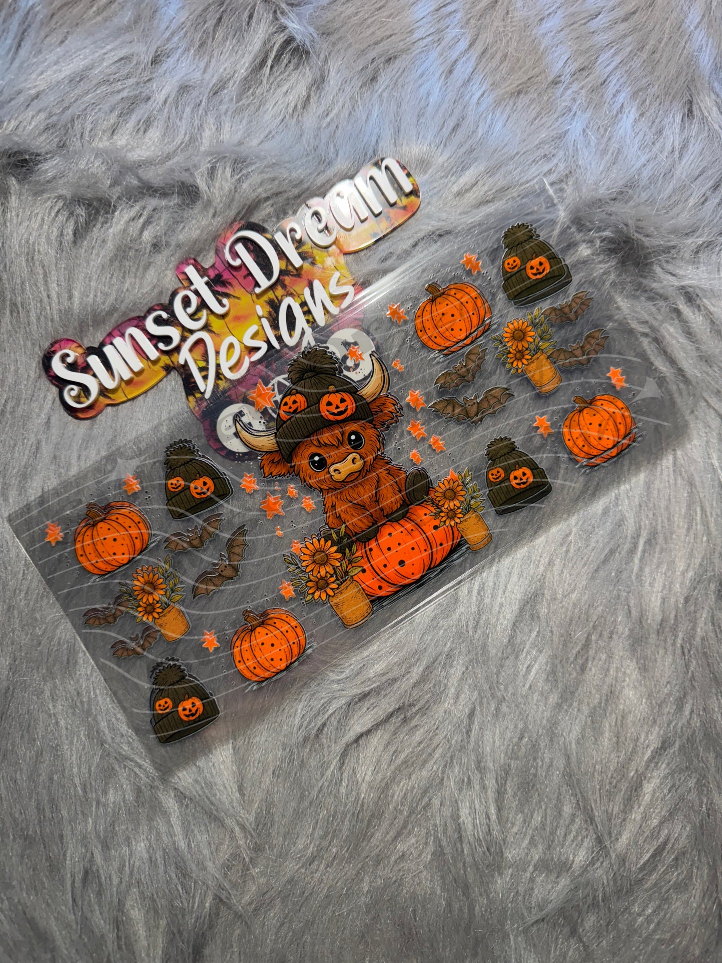 Pumpkin Highland Cow 131