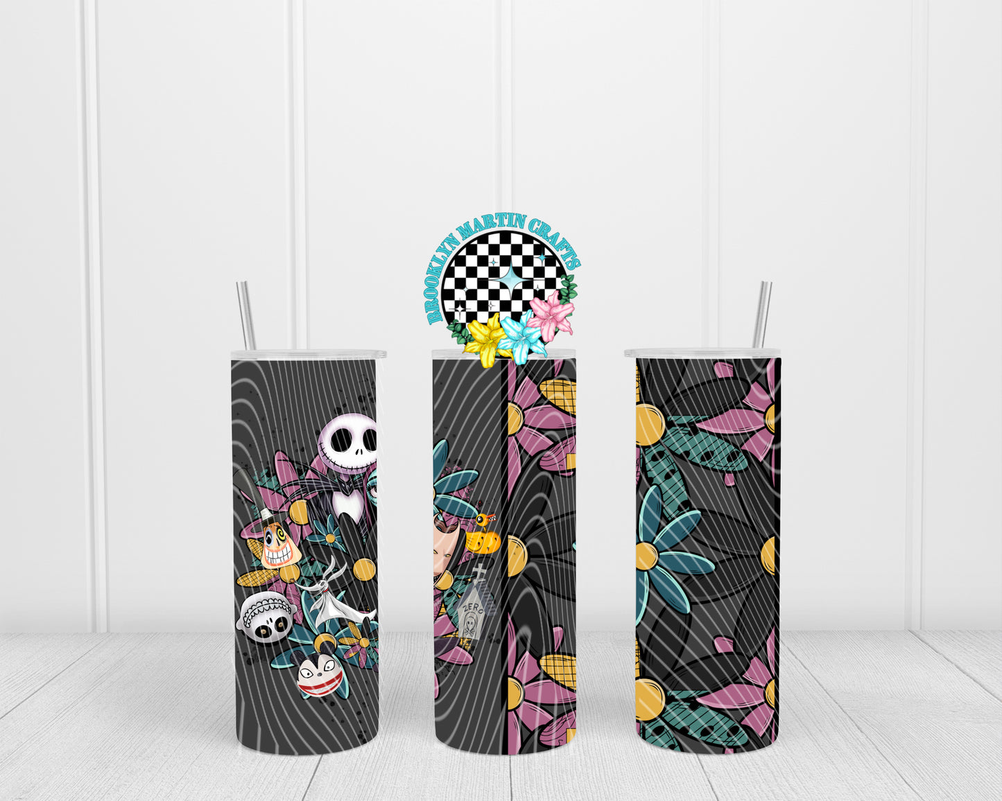 Flowered NBC 20oz TUMBLER