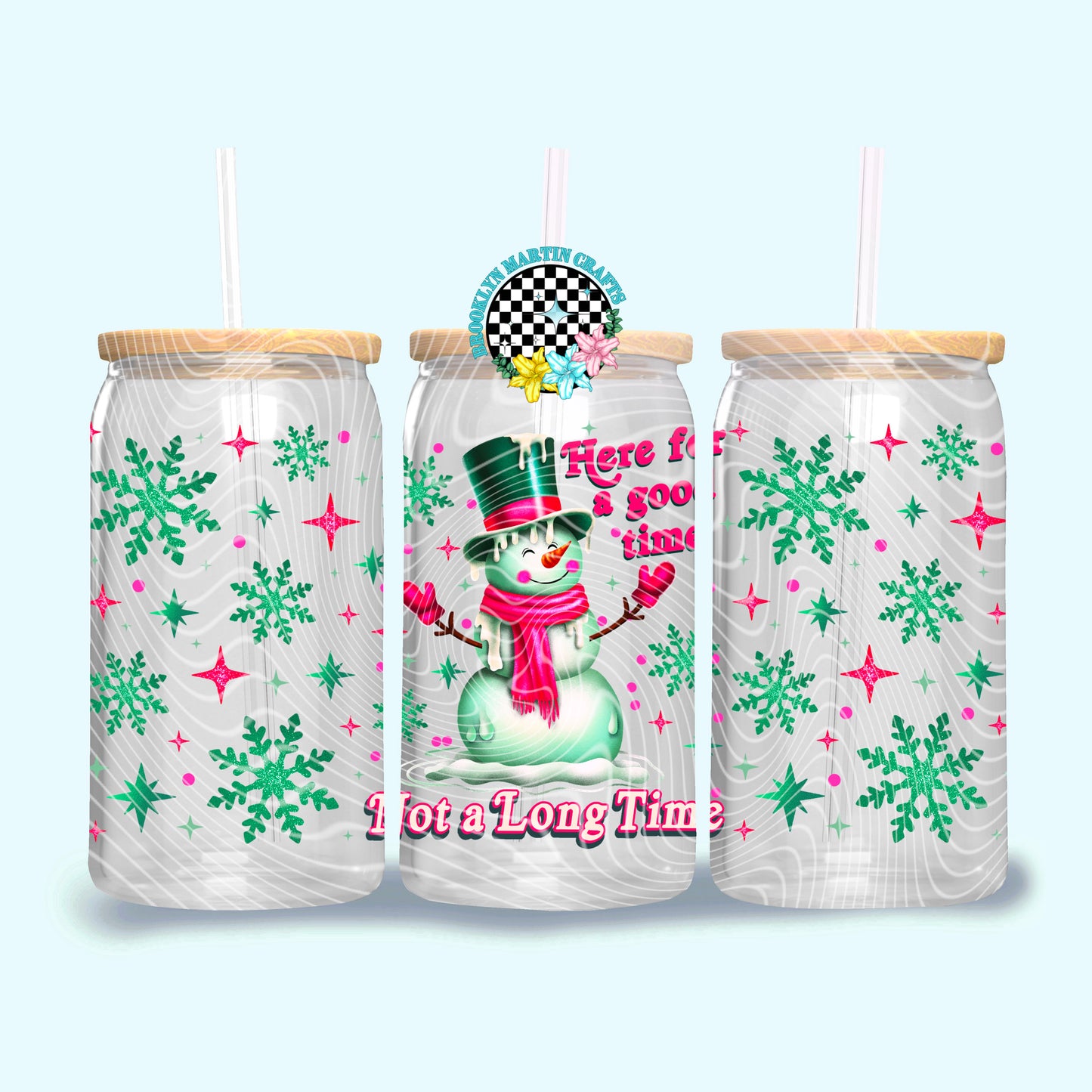 Here For A Good Time 16oz Libbey