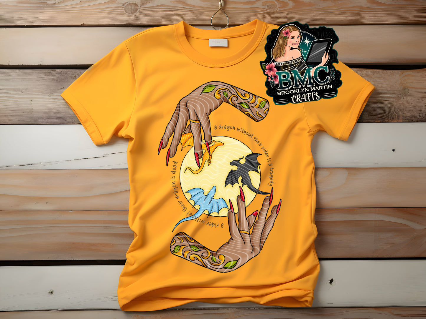 A Dragon Without Their Rider T-SHIRT & HOODIE