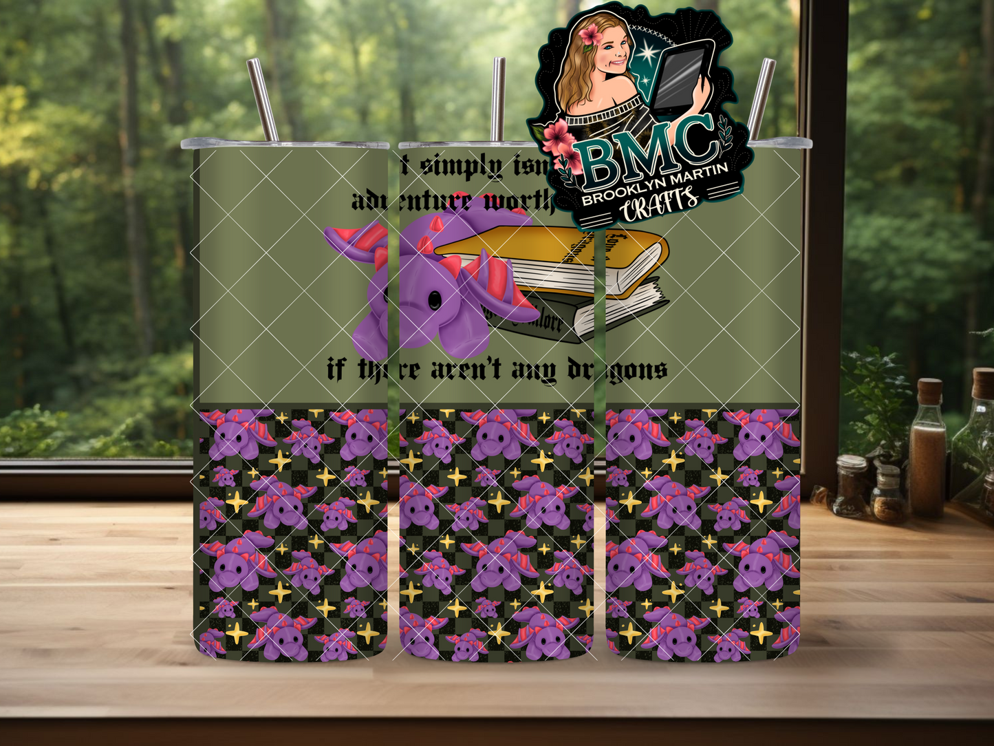 Book Dragon 20oz TUMBLER