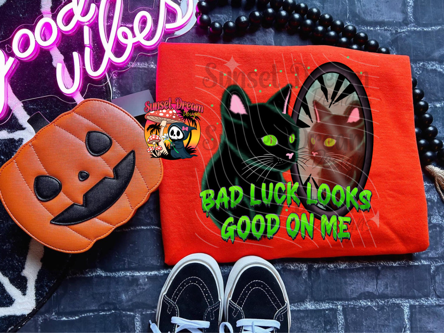Bad Luck Cat T-SHIRT & HOODIE