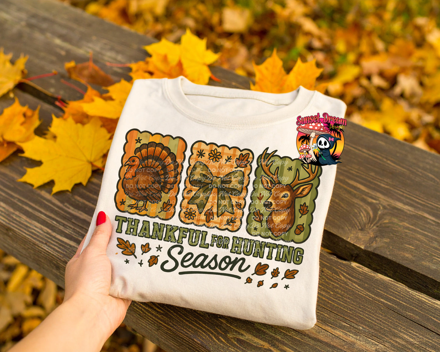 Thankful For Hunting Season T-SHIRT & HOODIE