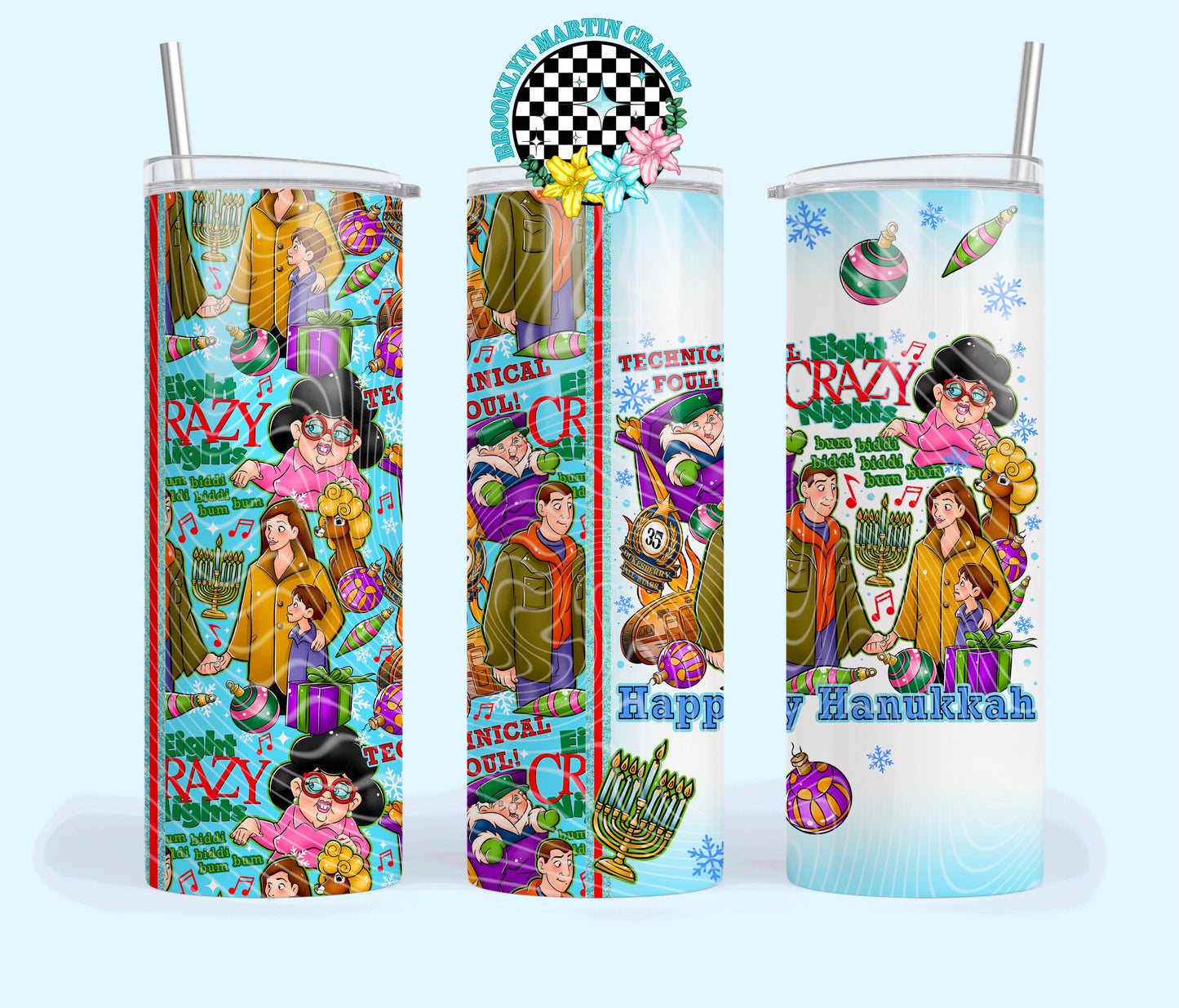 Happy Hanukkah 16oz & 20oz