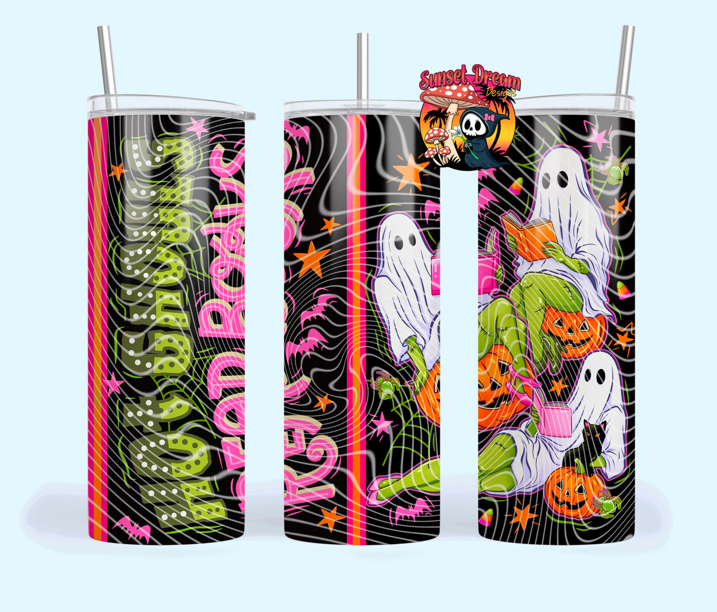 Hot Ghouls Read Books 16oz & 20oz