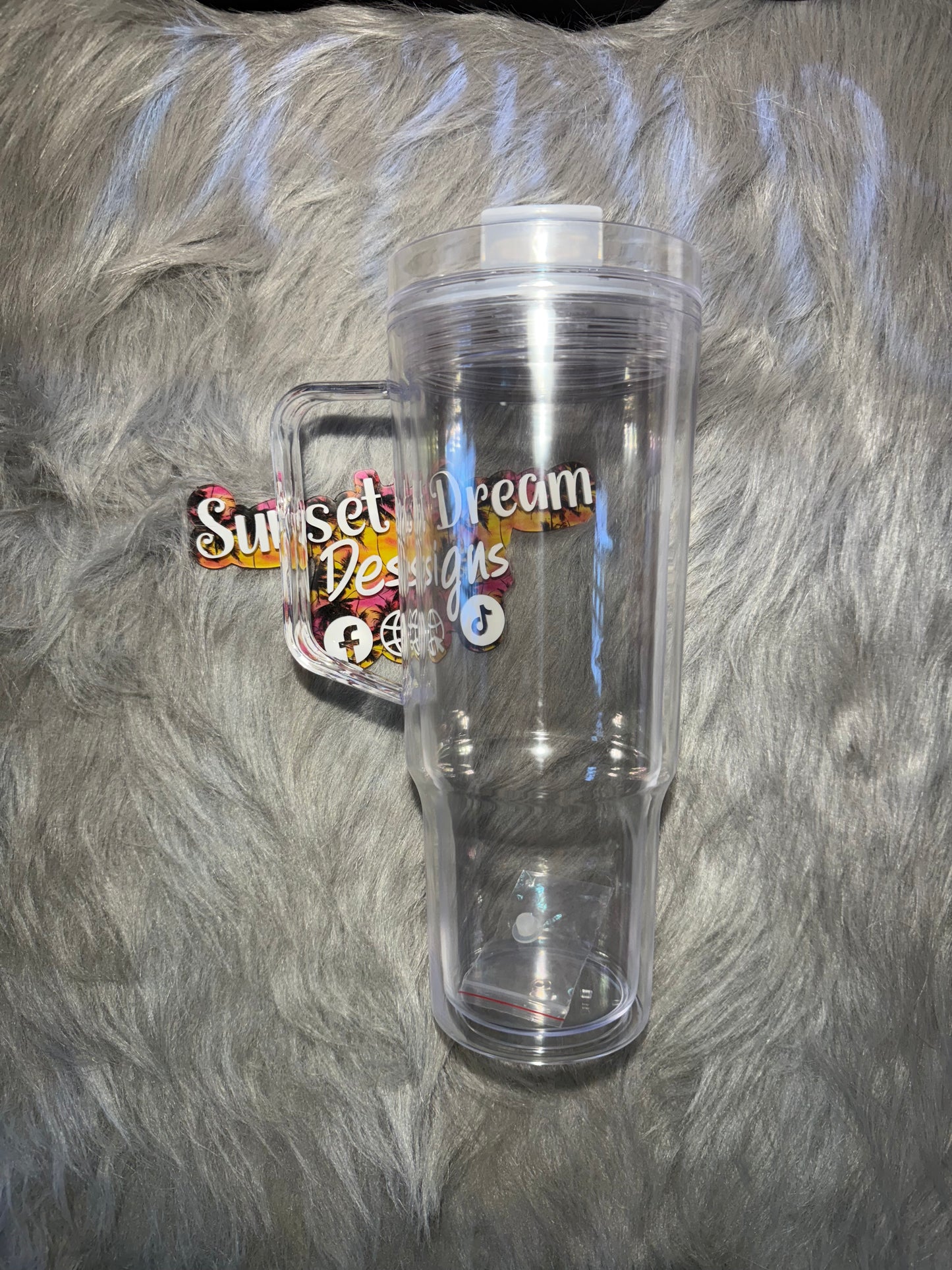 40oz Plastic SnowGlobe Tumblers