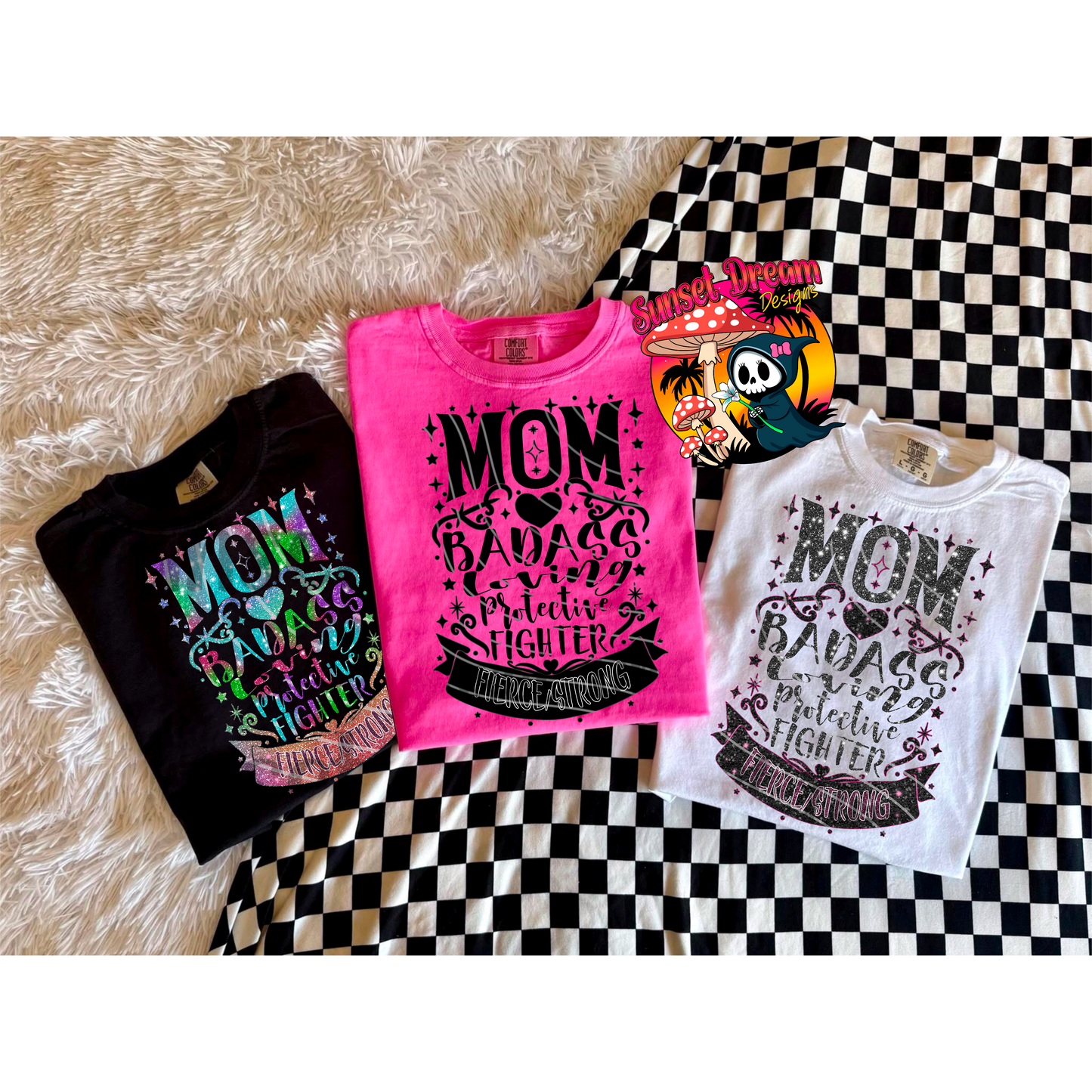 Badass Mom T-SHIRT & HOODIE
