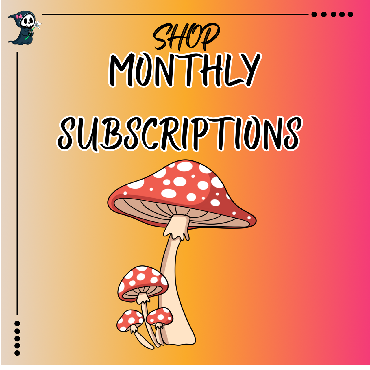 Monthly Subscriptions for tumblers