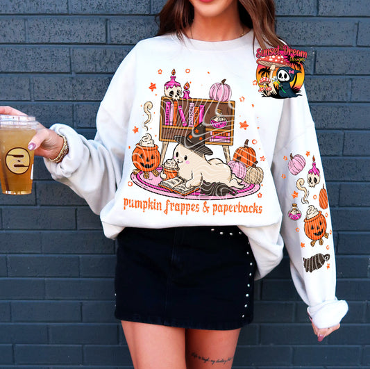 Pumpkin Frappes & Paperbacks T-SHIRT & HOODIE