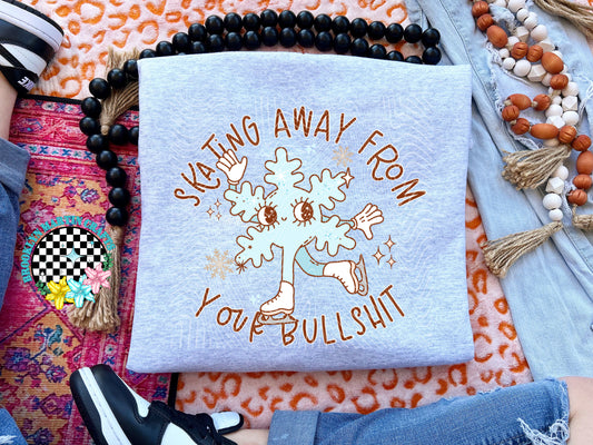 Skating Away From Your Bullshit T-SHIRT & HOODIE