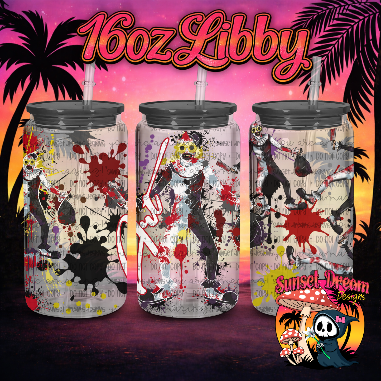 237 (ALL SPLATTER DESIGNS)