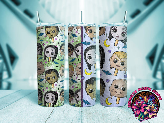 Spooky Family Pop Tumbler