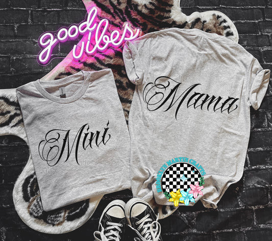 Mama & Mini T-SHIRT & HOODIE
