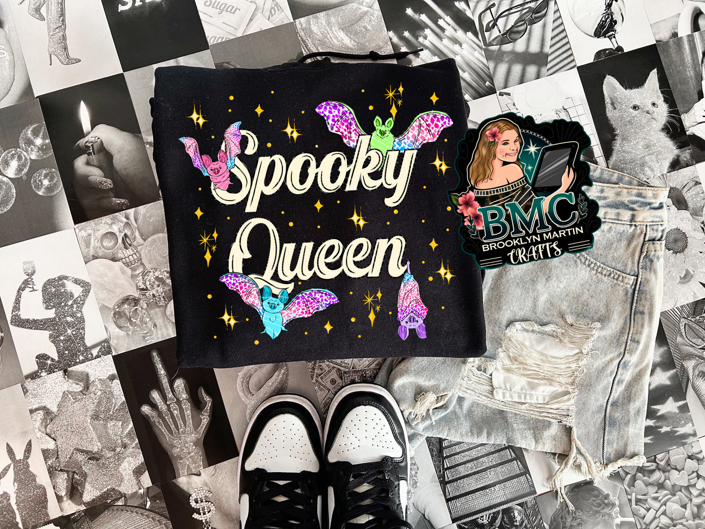 Spooky Queen (Cream) T-SHIRT & HOODIE