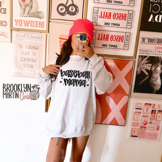 Baseball Mama T-SHIRT & HOODIE