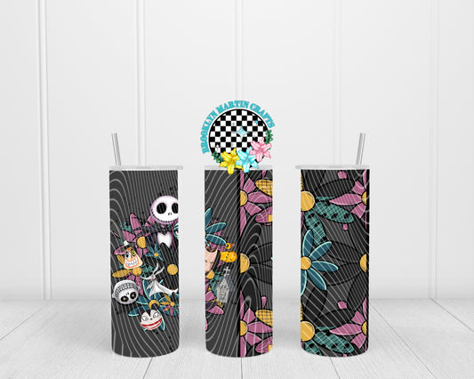 Flowered NBC 20oz TUMBLER