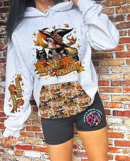 Brews & tattoos HOODIE