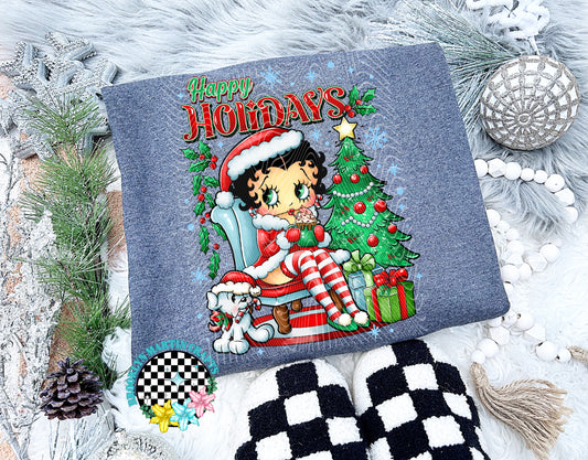Boop Happy Holiday T-SHIRT