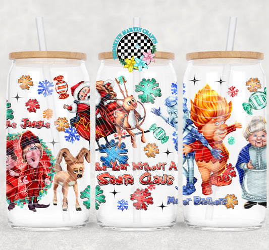 Year without Santa 16oz Libbey