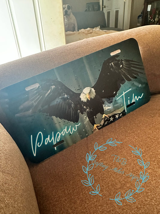 Eagle Papaw Plate