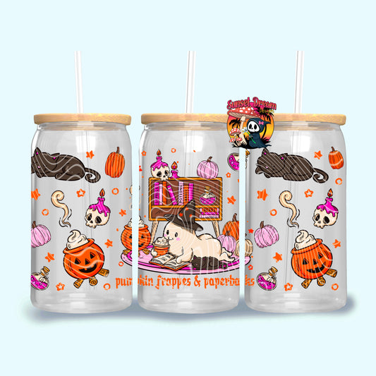 Pumpkin Frappes & Paperbacks 16oz & 20oz