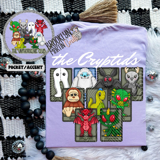 The Cryptids (WHITE) T-SHIRT & HOODIE