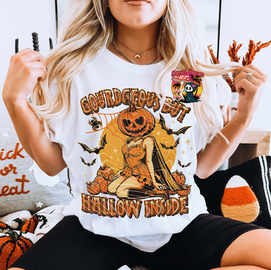 Gourdgeous But Hallow Inside T-SHIRT & HOODIE