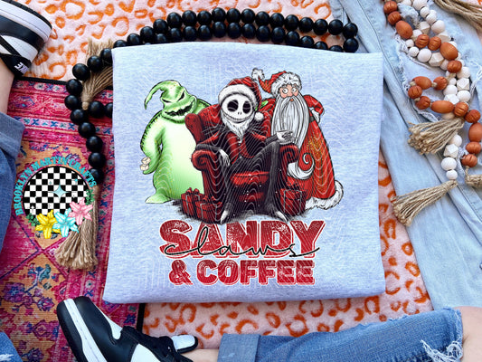 Sandy Claws & Coffee T-SHIRT & HOODIE