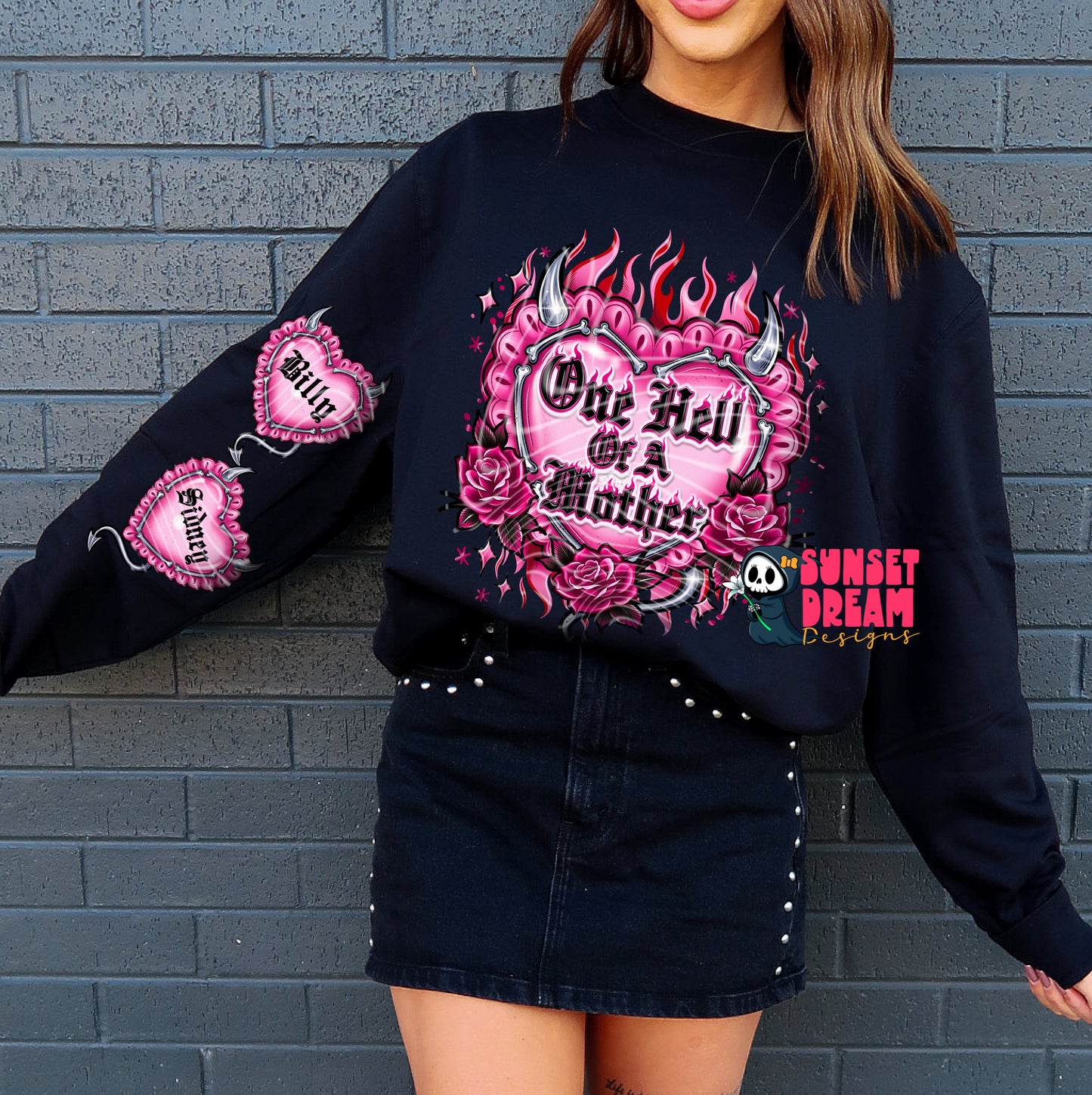 One Hell Of A Mother T-SHIRT & HOODIE