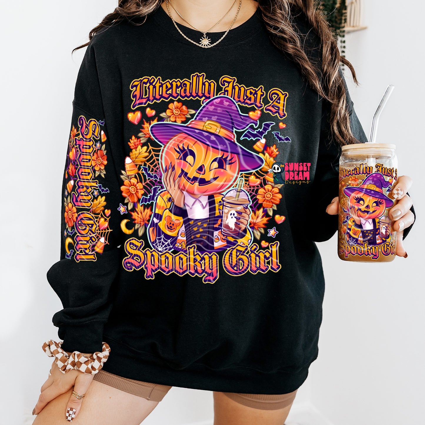 Literally Just A Spooky Girl T-SHIRT & HOODIE