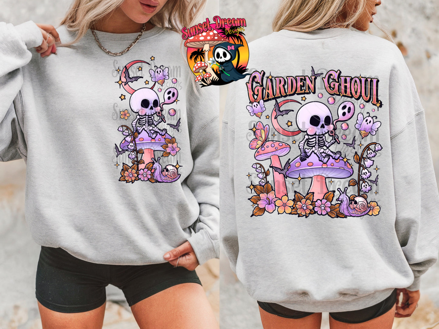 Garden Ghoul With Sleeve T-SHIRT & HOODIE