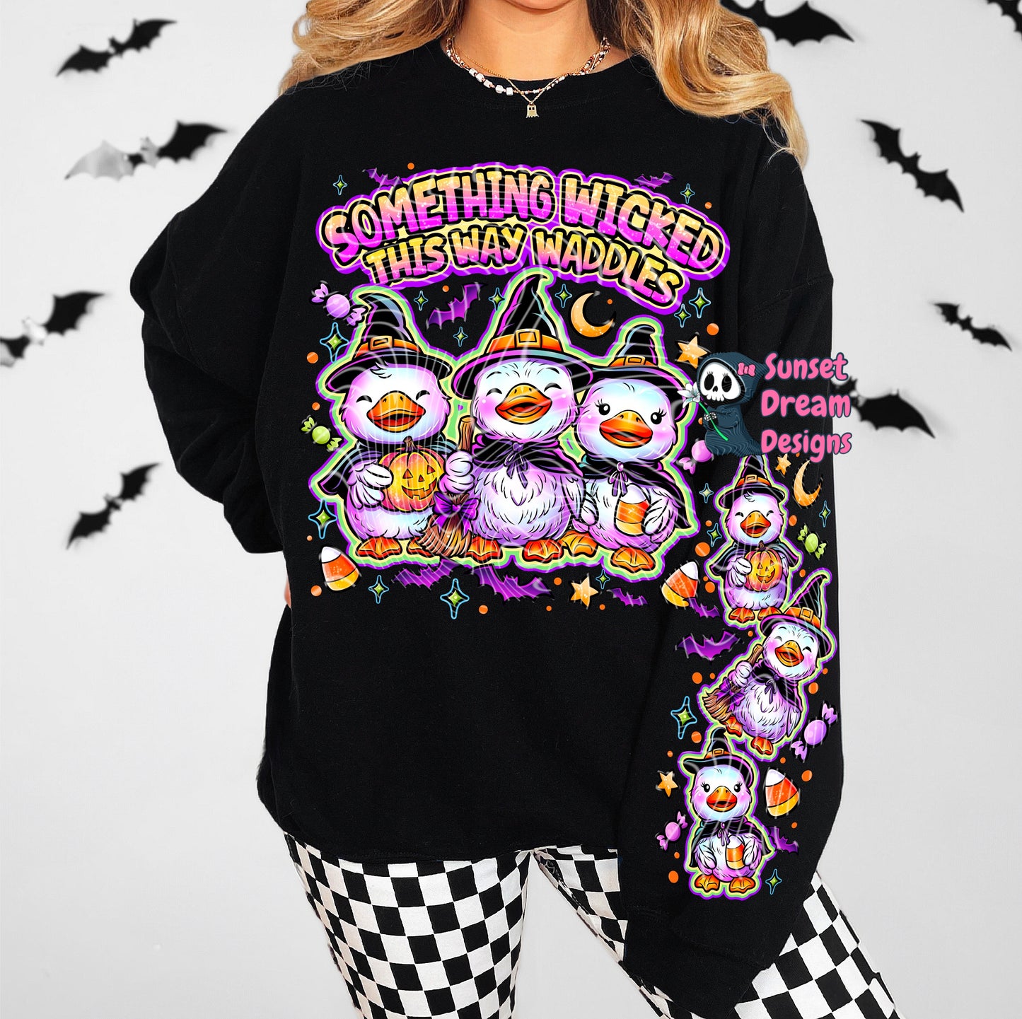 Something Wicked This Way Waddles T-SHIRT & HOODIE