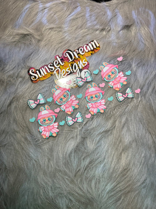 Labubu Pink/Teal 063