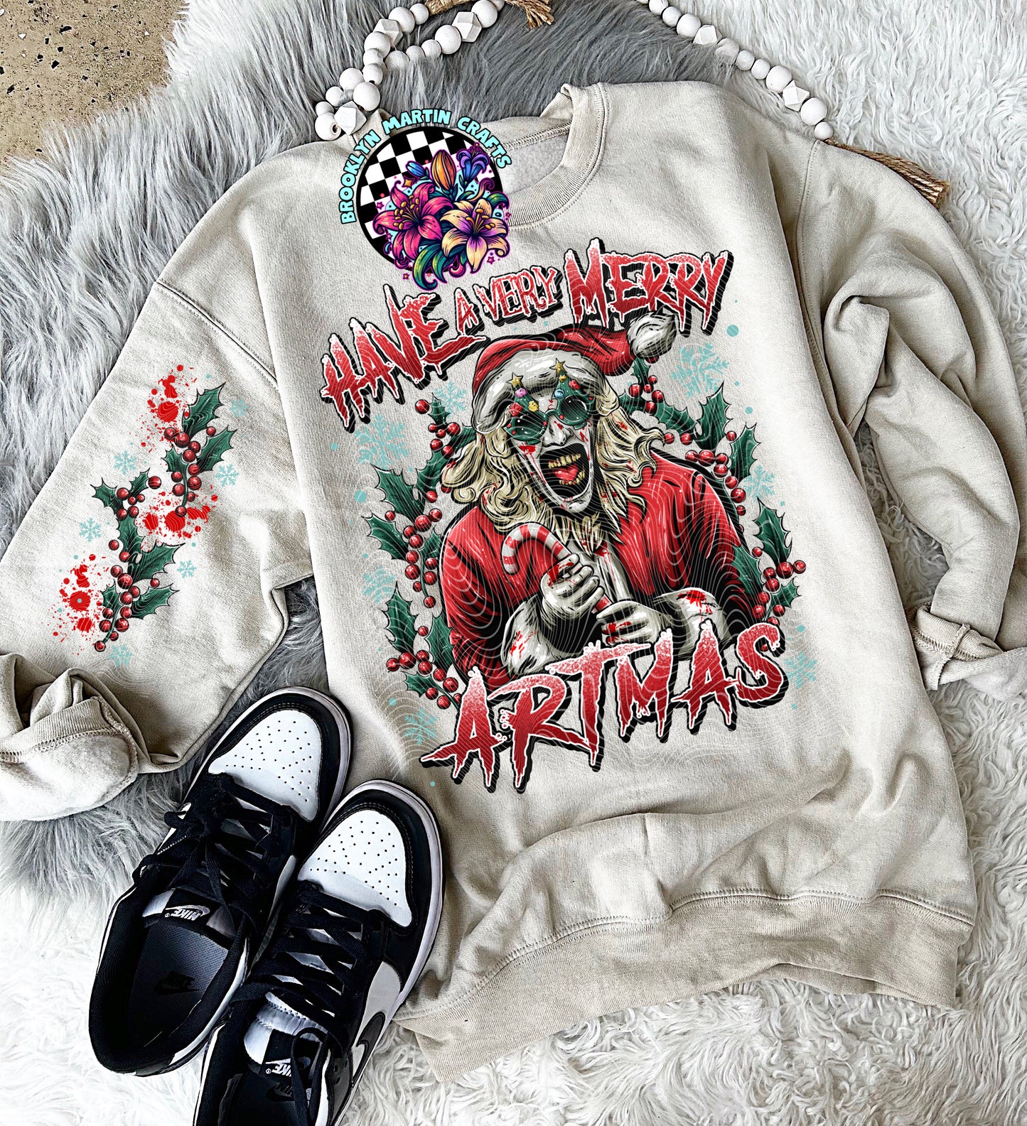 HAVE A VERY MERRY ARTMAS T-SHIRT