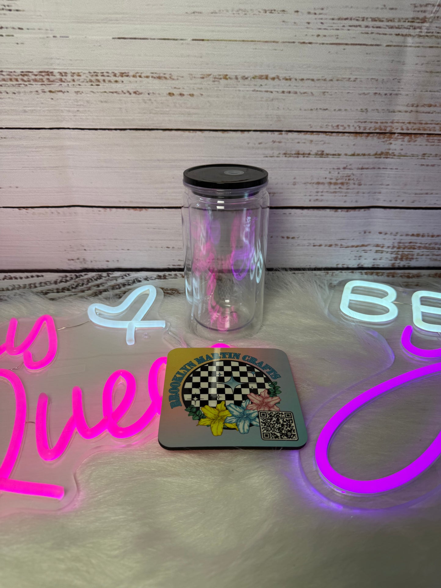 16oz Plastic SnowGlobe Tumblers