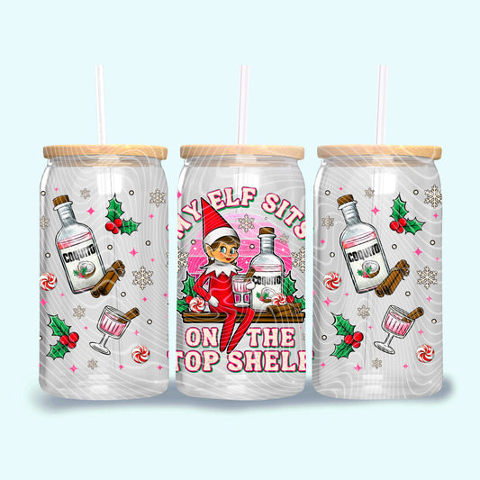 My Elf Sits On The Top Shelf Woman’s 16oz & 20oz