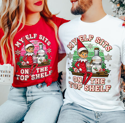 My Elf Sits On The Top Shelf T-SHIRT & HOODIES